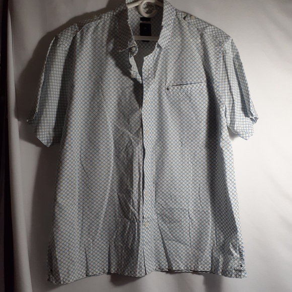 NWOT Victorinox Tailored Fit Men's XL Short Sleeve Button Up - Picture 12 of 16